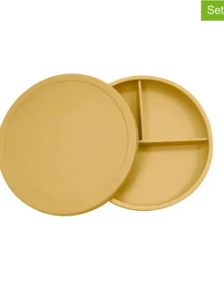 Teller mit Deckel in Hellbraun - Ø19 cm