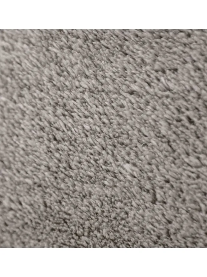Teppich Kurzflor waschbar Unifarben Wohnzimmer in Grau
