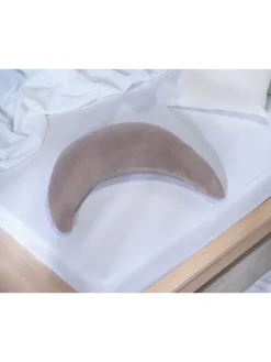 Theraline Plüschmond Stillkissen TOP in Taupe