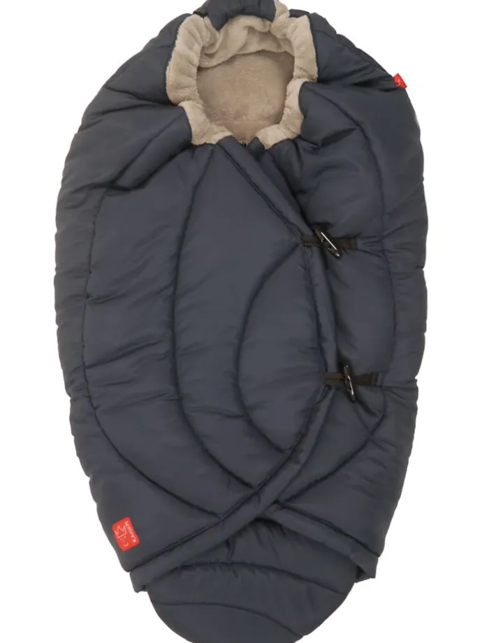 Thermo-Einschlagdecke "Coon" in Dunkelblau - (L)80 x (B)40 cm