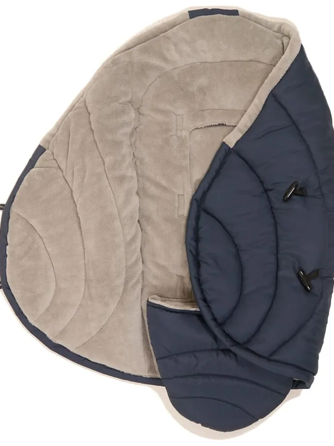 Thermo-Einschlagdecke "Coon" in Dunkelblau - (L)80 x (B)40 cm