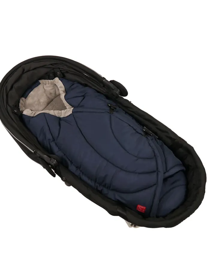 Thermo-Einschlagdecke "Coon" in Dunkelblau - (L)80 x (B)40 cm