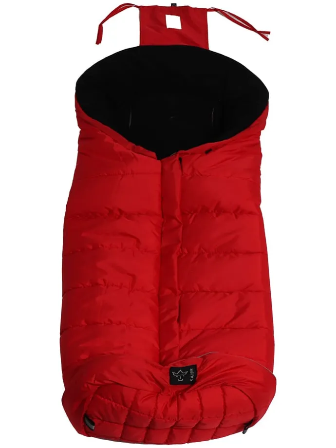 Thermo-Fußsack "Arctik" in Rot - (L)105 x (B)48 cm