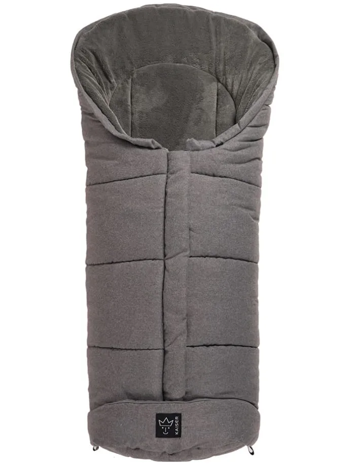Thermo-Fußsack "Jooy" in Anthrazit - (L)105 x (B)45 cm