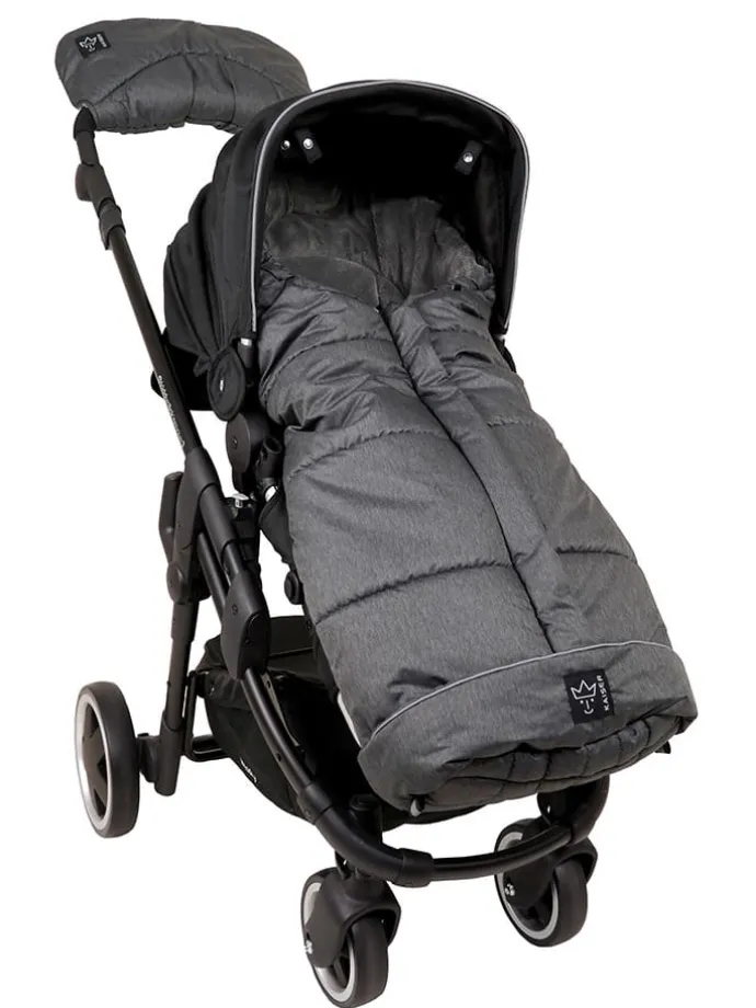 Thermo-Fußsack "Jooy" in Anthrazit - (L)105 x (B)45 cm