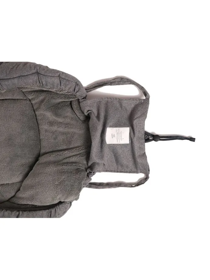 Thermo-Fußsack "Jooy" in Anthrazit - (L)105 x (B)45 cm