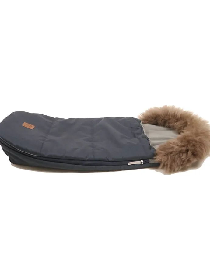 Thermo-Fußsack "Louis" in Dunkelblau - (L)98 x (B)45 cm