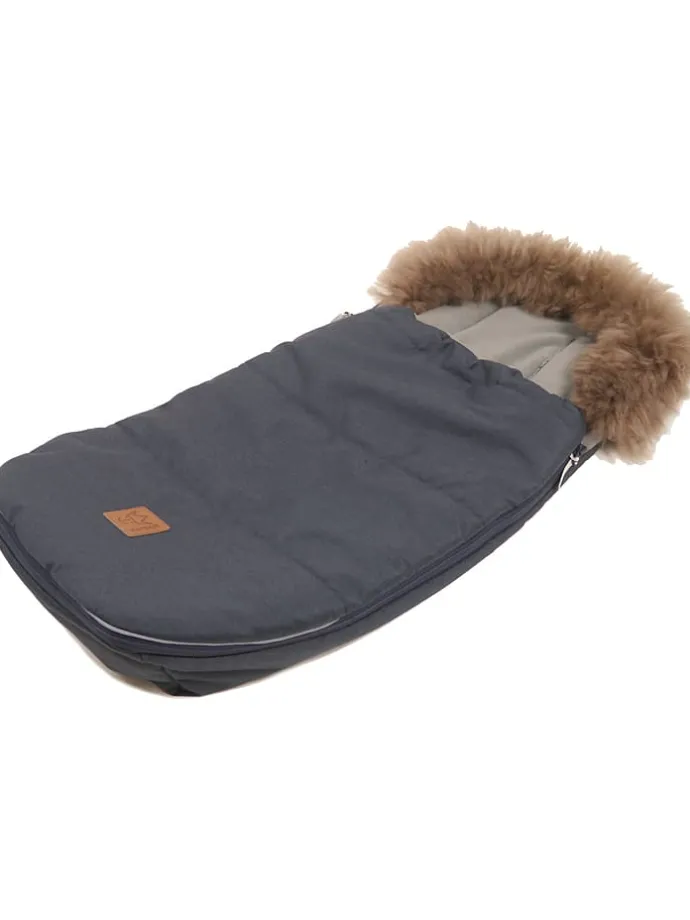 Thermo-Fußsack "Louis" in Dunkelblau - (L)98 x (B)45 cm
