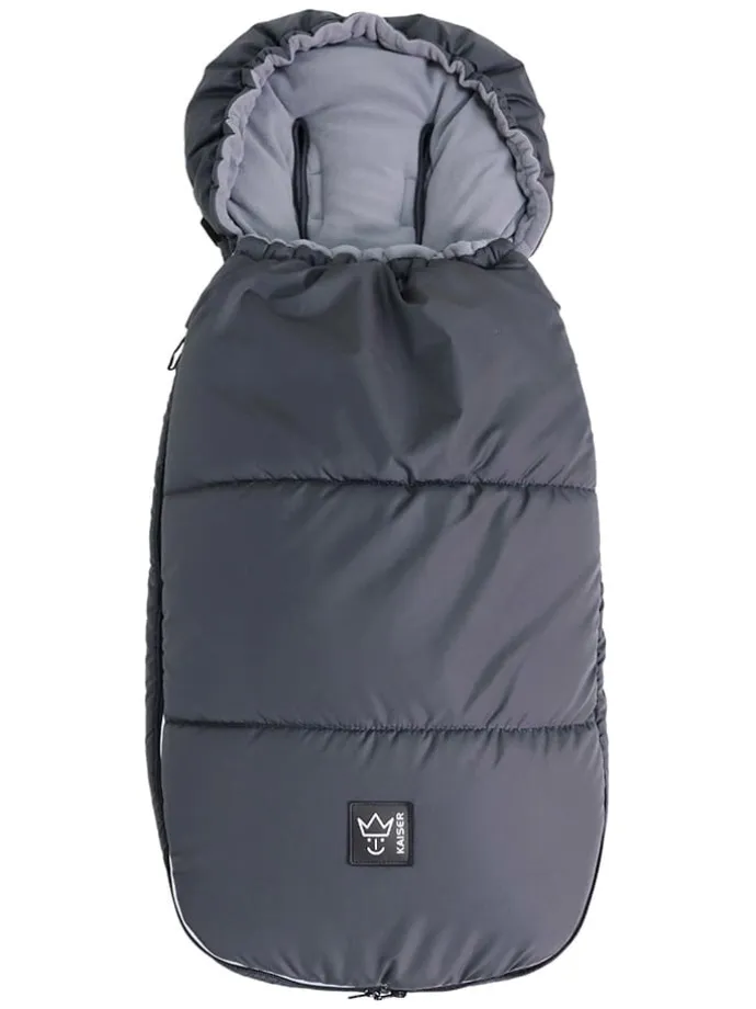 Thermo-Fußsack "Lukky" in Anthrazit - (L)105 x (B)45 cm