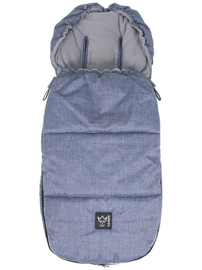 Thermo-Fußsack "Lukky" in Blau - (L)105 x (B)45 cm