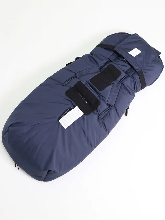 Thermo-Fußsack "Lukky" in Dunkelblau - (L)105 x (B)45 cm