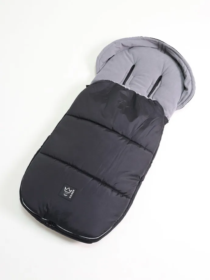 Thermo-Fußsack "Lukky" in Schwarz - (L)105 x (B)45 cm