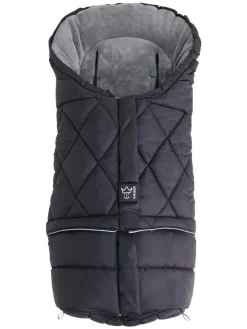 Thermo-Fußsack "Moony 2in1" in Schwarz