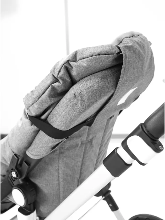 Thermo-Fußsack "Moony 2in1" in Schwarz