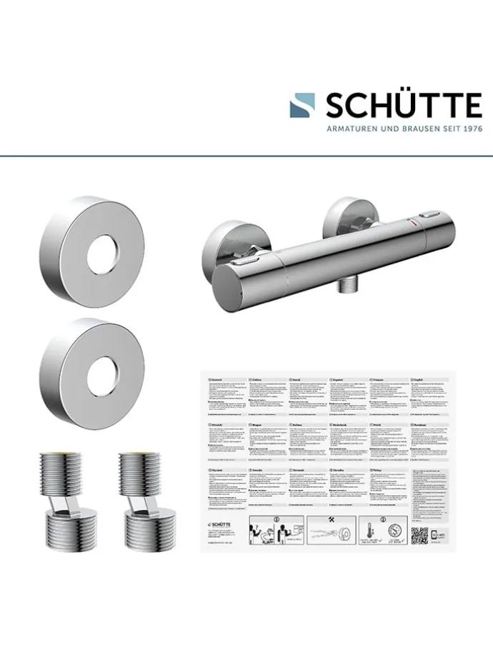 Thermostat-Duscharmatur ''Monza'' in Chrom