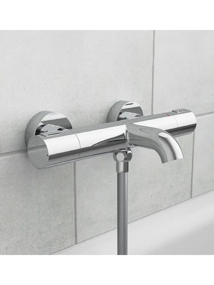 Thermostat-Wannenfüllarmatur ''Monza'' in Chrom