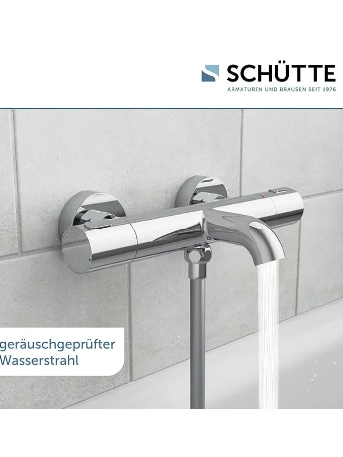 Thermostat-Wannenfüllarmatur ''Monza'' in Chrom