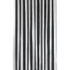 Thermo-Türvorhang  in Schwarz/ Silber - (L)200 x (B)90 cm