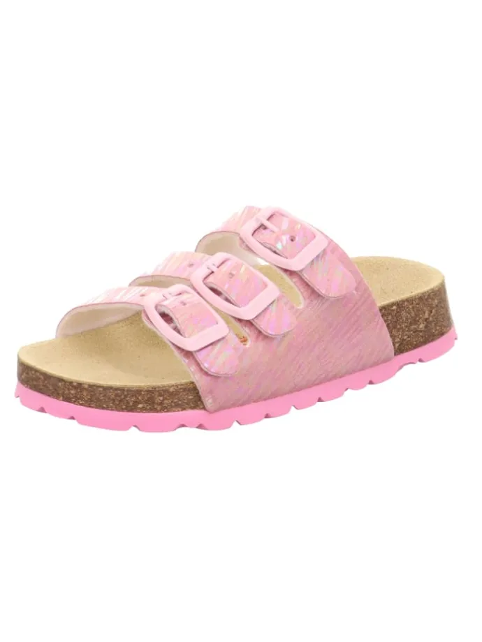 Tieffußbett Pantolette FUSSBETTPANTOFFEL in Rosa