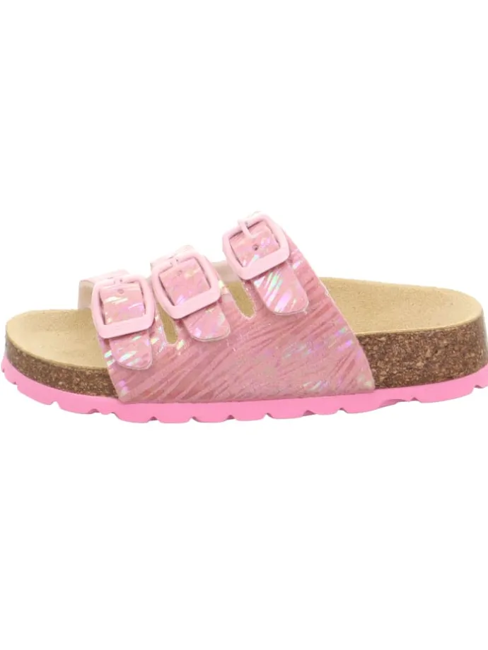 Tieffußbett Pantolette FUSSBETTPANTOFFEL in Rosa