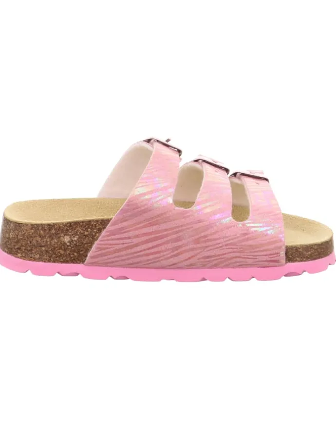 Tieffußbett Pantolette FUSSBETTPANTOFFEL in Rosa