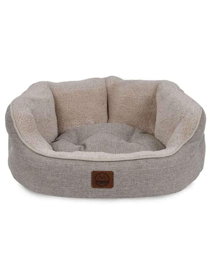 Tierbett ''Coco'' in Grau/ Beige
