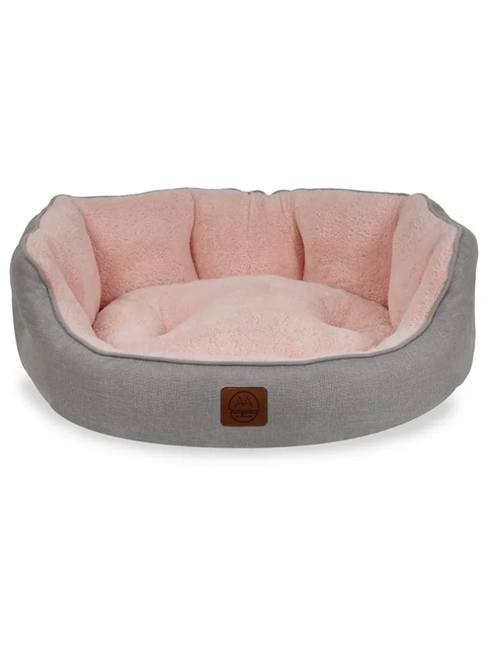 Tierbett ''Coco'' in Grau/ Rosa