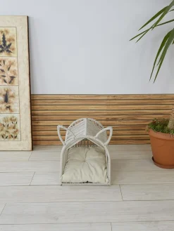Tierbett "Lono" in Weiß - (B)31 x (H)44 x (T)44 cm