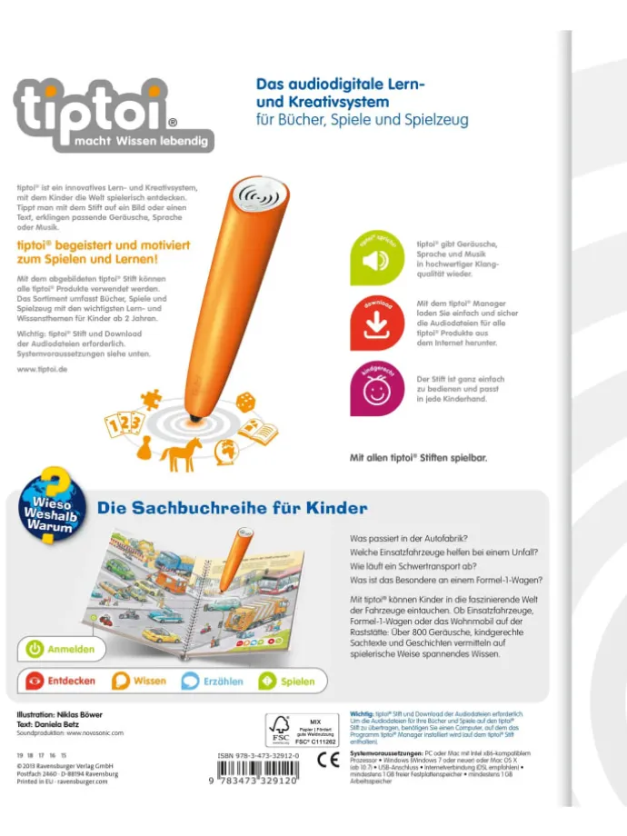 tiptoi® Die Welt der Fahrzeuge