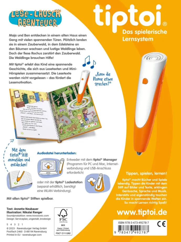 tiptoi® Lese-Lausch-Abenteuer - Zauberwald