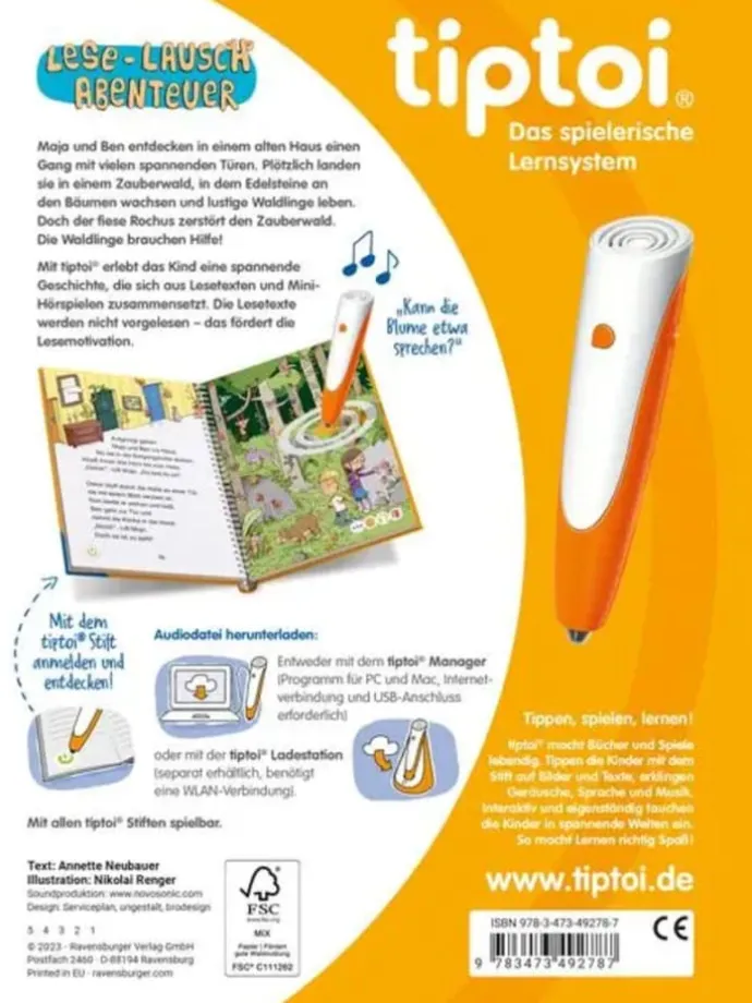 tiptoi® Lese-Lausch-Abenteuer - Zauberwald