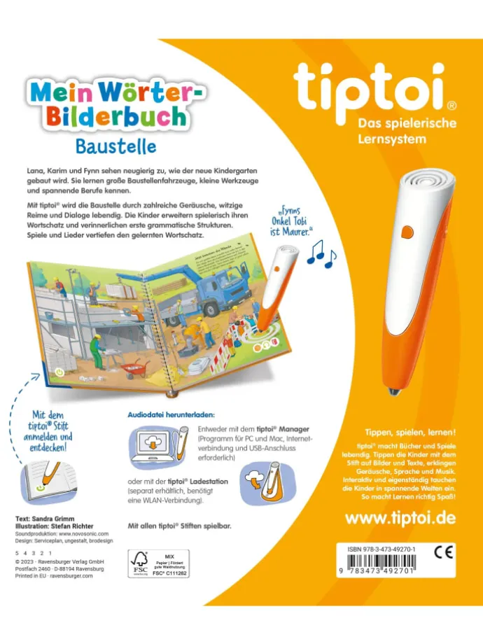 tiptoi® Mein Wörter-Bilderbuch - Baustelle