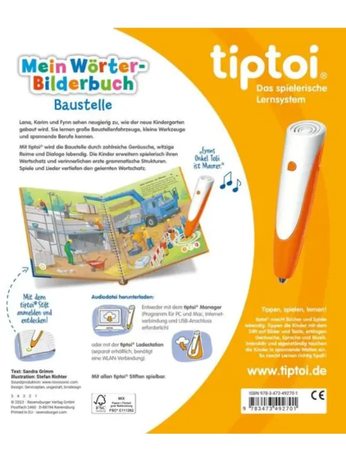 tiptoi® Mein Wörter-Bilderbuch - Baustelle