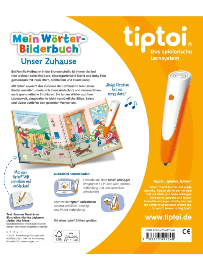 tiptoi® Mein Wörter-Bilderbuch Unser Zuhause
