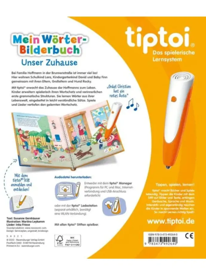 tiptoi® Mein Wörter-Bilderbuch Unser Zuhause