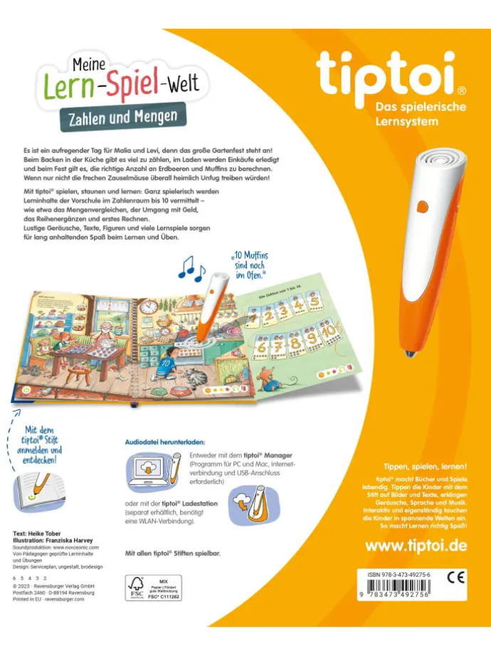tiptoi® Meine Lern-Spiel-Welt - Zahlen und Mengen