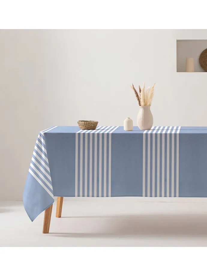Tischdecke "Samos" in Blau