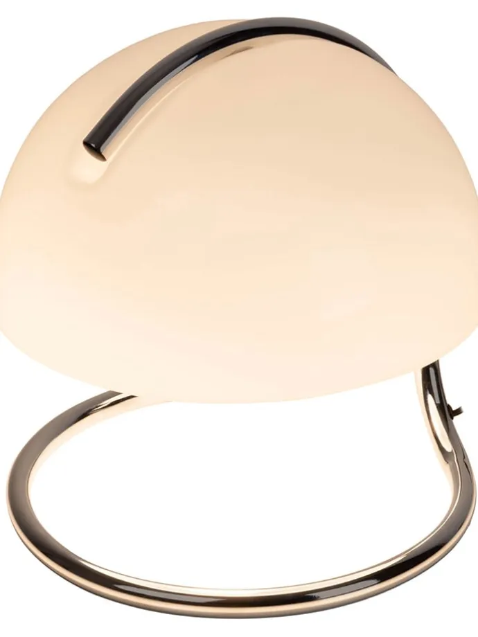 Tischleuchte "Burano" in Weiß - (H)25 x Ø 23,5 cm