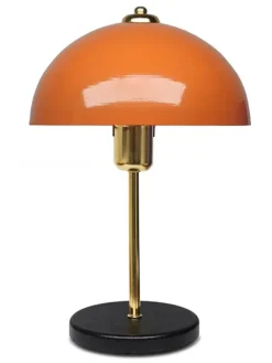 Tischleuchte in Orange - (H)38 x Ø 23 cm
