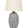 Tischleuchten FERREY in Grau/Beige - (W) 30 x (H) 46 x (L) 30 cm
