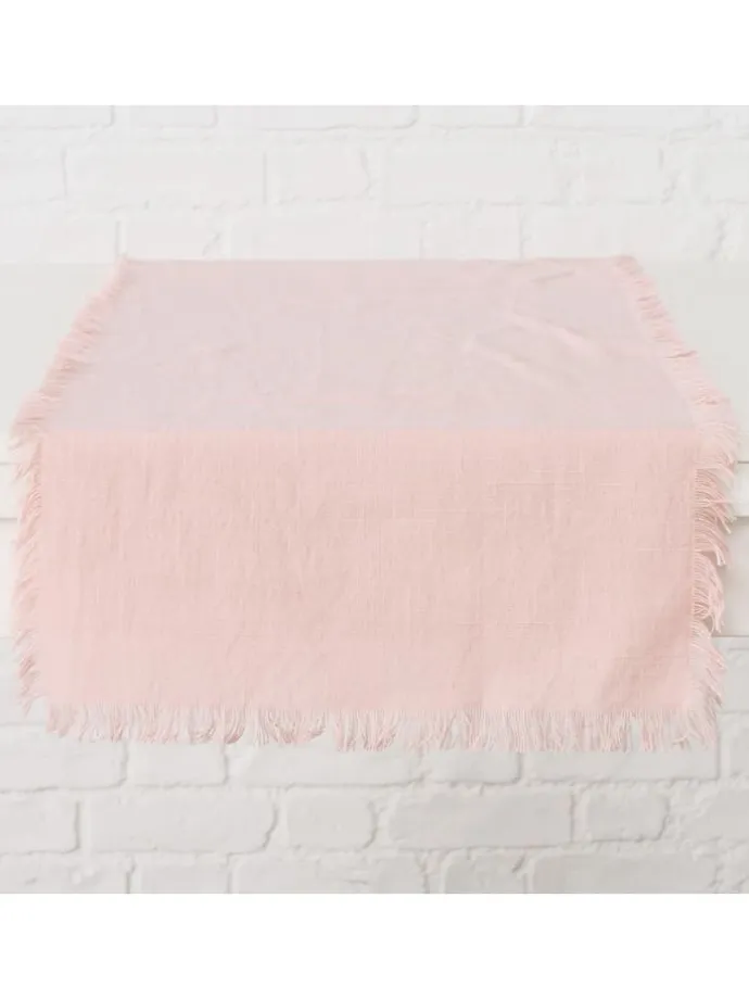 Tischläufer "Lenea" in Rosa - (L)140 x (B)40 cm