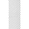 Tischläufer "Tannen" in Weiß/ Schwarz - (L)140 x (B)40 cm