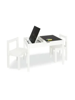 Tischplatten-Set mit Magnettafel und Tafellack für Kindersitzgruppe Linnea,…