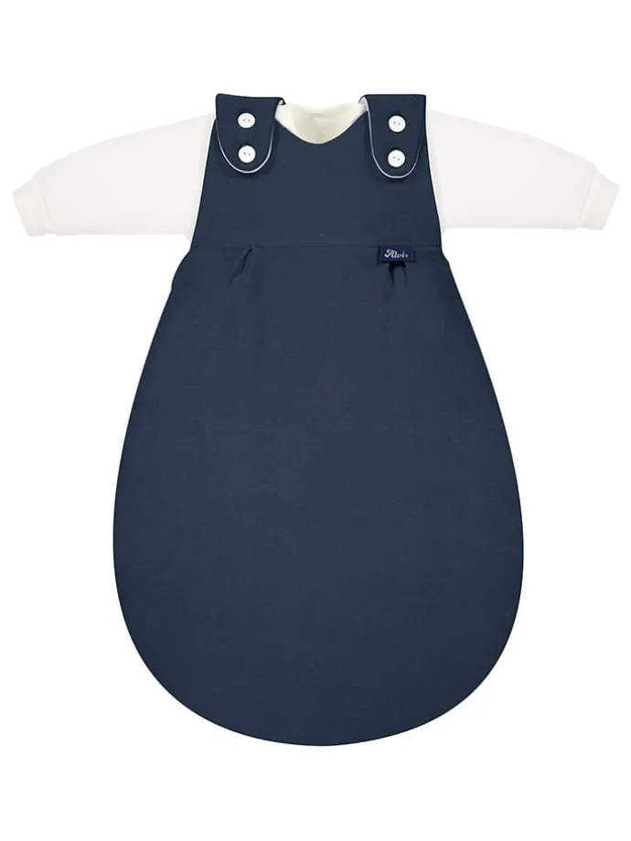 2tlg. Baby 4-Jahreszeiten Schlafsack "Poseidon" in Dunkelblau