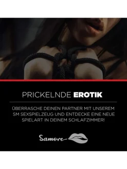 10tlg. Bondage-Set in schwarz