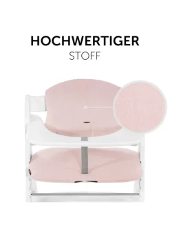 5-tlg. Essbrett-Set für Alpha Plus - Click in grau,rosa