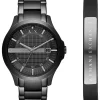 2tlg. Geschenkset "Hampton" in Schwarz