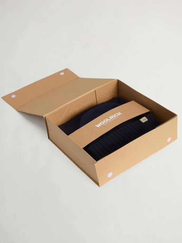 2tlg. Geschenkset in Dunkelblau