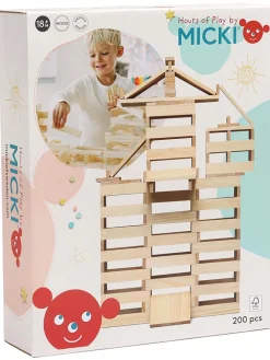 200tlg. Holzbausteine - ab 18 Monaten