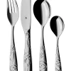 4tlg. Kinder-Edelstahl-Besteckset "Tommi"